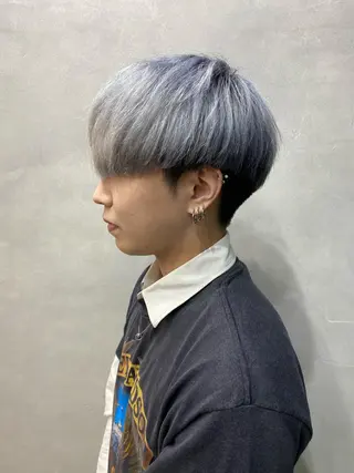 ショート カラー パーマ メンズ LAVENDIA Azabu所属・LAVENDIA 初音のヘアスタイル
