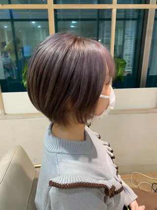ショート 顔周り/くびれヘア 韓国ヘア💕風間るなのヘアスタイル