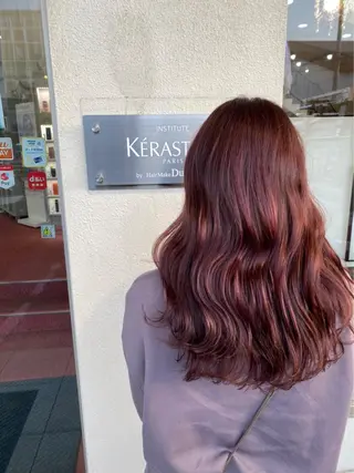 ロング カラー 伴藤 寿男のヘアスタイル