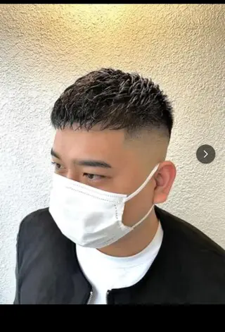 ショート メンズ バーバースタイルズ町田店所属・イチバ ヒロシのヘアスタイル