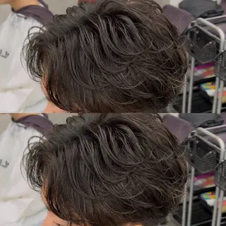 パーマ メンズ 渋谷サーフカール アメカジ美容師のヘアスタイル