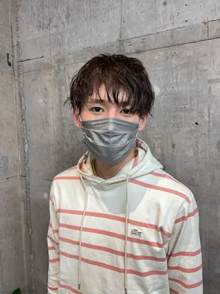 ショート カラー パーマ メンズ メンズパーマ /SUNAOのヘアスタイル