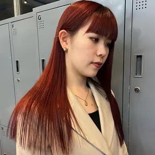 ロング カラー ボブハイトーン🦖 デザインMAMIのヘアスタイル