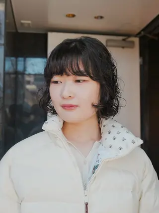 ショート カラー パーマ 🌿ボブ パーマ高橋啓太🌿のヘアスタイル