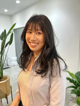 セミロング Tommy所属・平田 知優のヘアスタイル