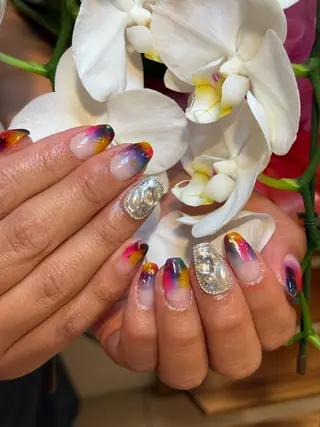 ミディアム えま 十日市場のネイルデザイン