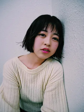 ショート ミディアム カラー レイヤーカット/ パーマ/鎌田実奈歩のヘアスタイル