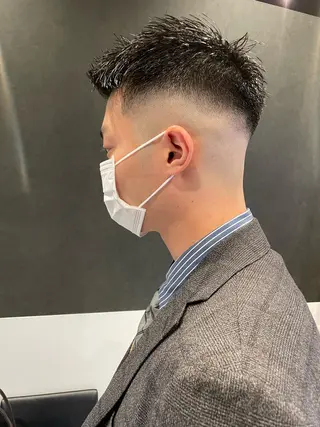 ショート メンズ メンズヘア特化 崎田 成人のヘアスタイル
