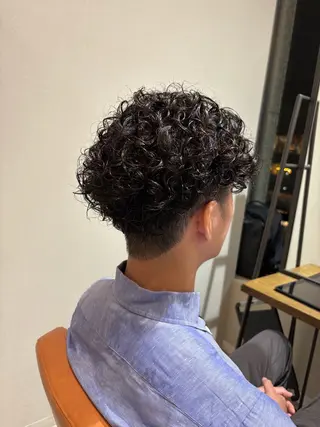 パーマ メンズ TV出演&受賞歴有☆ 宮本輝正のヘアスタイル