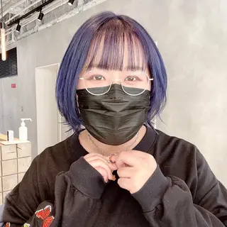 ミディアム カラー 🤍髪質改善➕透明感 カラー🤍川上葵のヘアスタイル