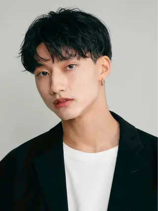 パーマ メンズ パーマ/カラー ブリーチ/廣田歩のヘアスタイル