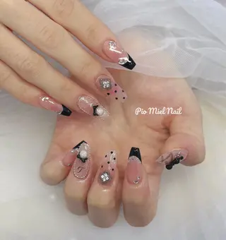 ネイル momo 長さだしのネイルデザイン