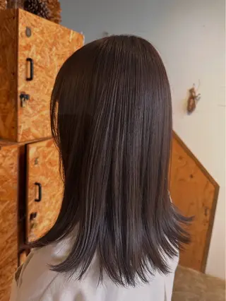 ミディアム カラー SEESOE所属・Abe Fuminaのヘアスタイル