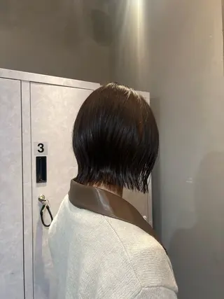 ショート カラー 神戸ボブ✂️ ioe三宮/田 伸佳のヘアスタイル