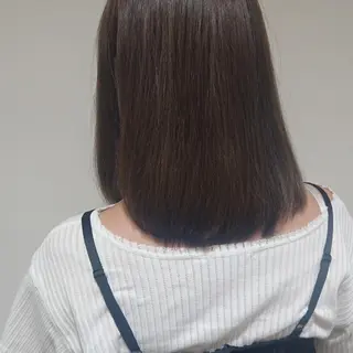 ミディアム カラー パーマ ヘアアレンジ ブリーチ/ヘアケア/ 艶髪/イギチハルのヘアスタイル