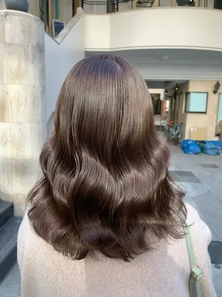 セミロング カラー ボブ& 髪質改善FUMIYAのヘアスタイル