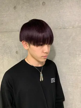 ショート カラー メンズ THE./ブリーチ 透感カラー/髪質改善のヘアスタイル