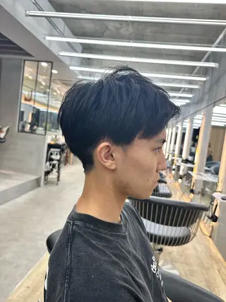 メンズ 髪質改善✨縮毛矯正 ショートボブ/ともきのヘアスタイル