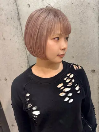 ショート カラー lani 天神大名/ブリーチのヘアスタイル