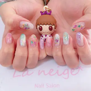 ネイル La neige* yuki 🥯🍑のネイルデザイン