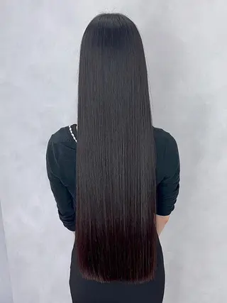 カラー セミロング ITbyALBUM 下北沢店のヘアスタイル