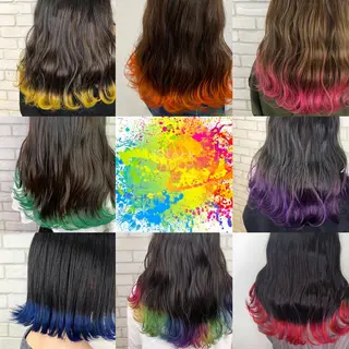 ミディアム カラー パーマ ヘアアレンジ メンズ キッズ ネイル マツエク・マツパ 新宿/髪質改善/ 美髪矯正✨浅江通友のヘアスタイル