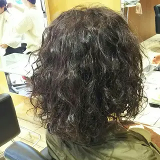 ミディアム パーマ SHAFT Ieiriのヘアスタイル