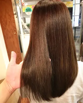 セミロング カラー Parfait 山本のヘアスタイル