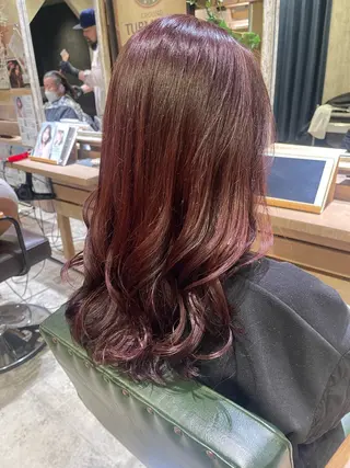 ミディアム カラー 川崎 龍馬のヘアスタイル