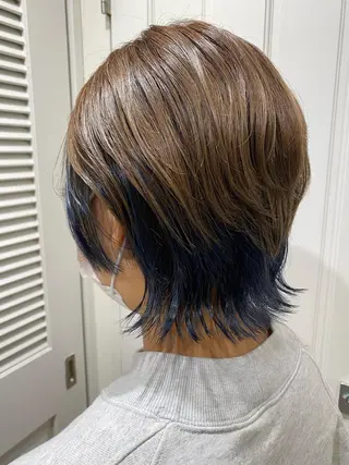 ショート カラー kawabe maikoのヘアスタイル