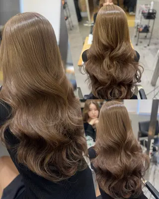 ロング カラー 宮本 優のヘアスタイル