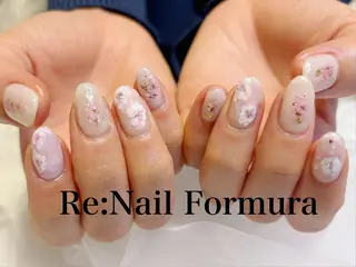 ミディアム Re:Nail Formula所属・kido chieのネイルデザイン