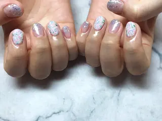 ネイル ネイルリボン 伊藤のネイルデザイン