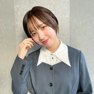 ショート 透明感カラー　中嶋 将城のヘアスタイル