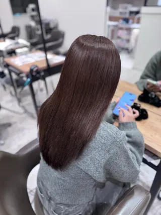 カラー 𝐋𝐞𝐞天王寺 𝐁𝐢𝐚𝐧のヘアスタイル