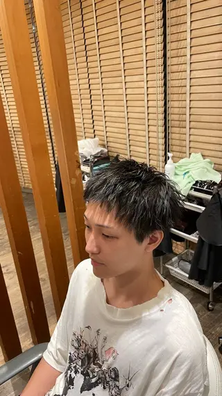 ショート メンズ 椿 大輔のヘアスタイル