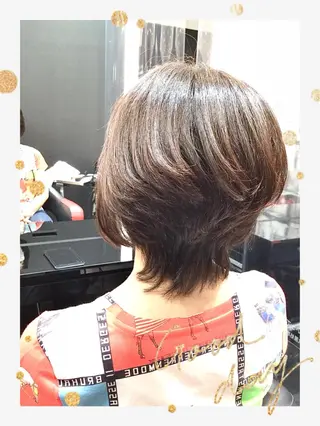 ショート カラー Annon プライベートサロンのヘアスタイル