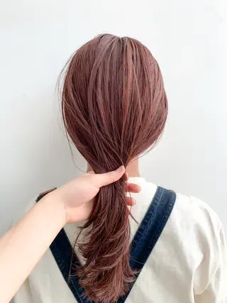 ミディアム カラー 透明感カラー/レイ ヤー/Nana🌈のヘアスタイル