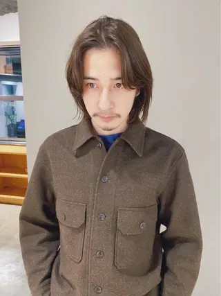 ショート カラー ボブパーマコテ巻き風 パーマNo1深江秀平のヘアスタイル