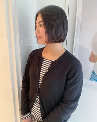 ショート riria/ボブ /ブラウンカラー🎀のヘアスタイル