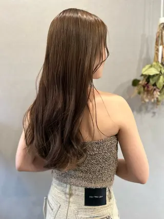 ロング カラー K Harukaのヘアスタイル