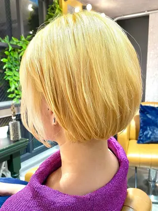 ショート カラー Lond re Maison.原宿のヘアスタイル