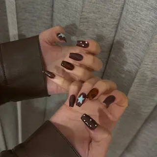 ネイル hami🎀うかん 🎀チップ長さ出しのネイルデザイン