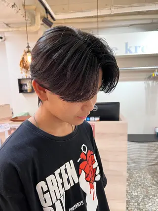 ミディアム パーマ メンズ メンズカットパーマ ✂️ JOYAのヘアスタイル