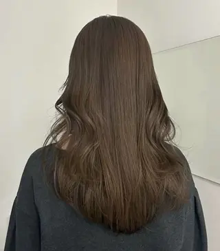 ロング カラー グレージュ/ベージュ /経堂/sana🌱のヘアスタイル