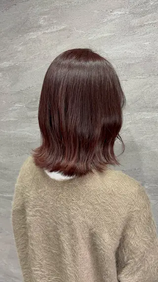 ミディアム カラー 永井大樹✨ 透明感カラー✨のヘアスタイル