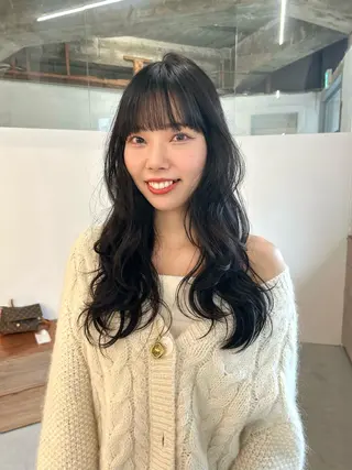 ロング カラー the　hinc所属・ひな🐥 ボブ/ハイトーン🫧のヘアスタイル