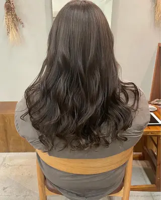 ロング カラー 暖色カラー／ ヘアセット🌛櫻井舞のヘアスタイル