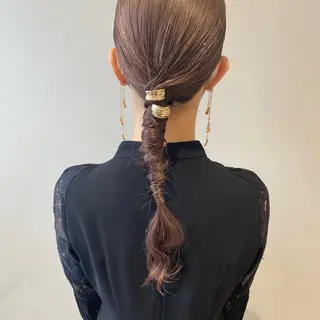 ロング ヘアアレンジ 久保田 茜のヘアスタイル