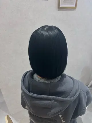 ミディアム maoお洒落ヘア bob/艶カラーのヘアスタイル
